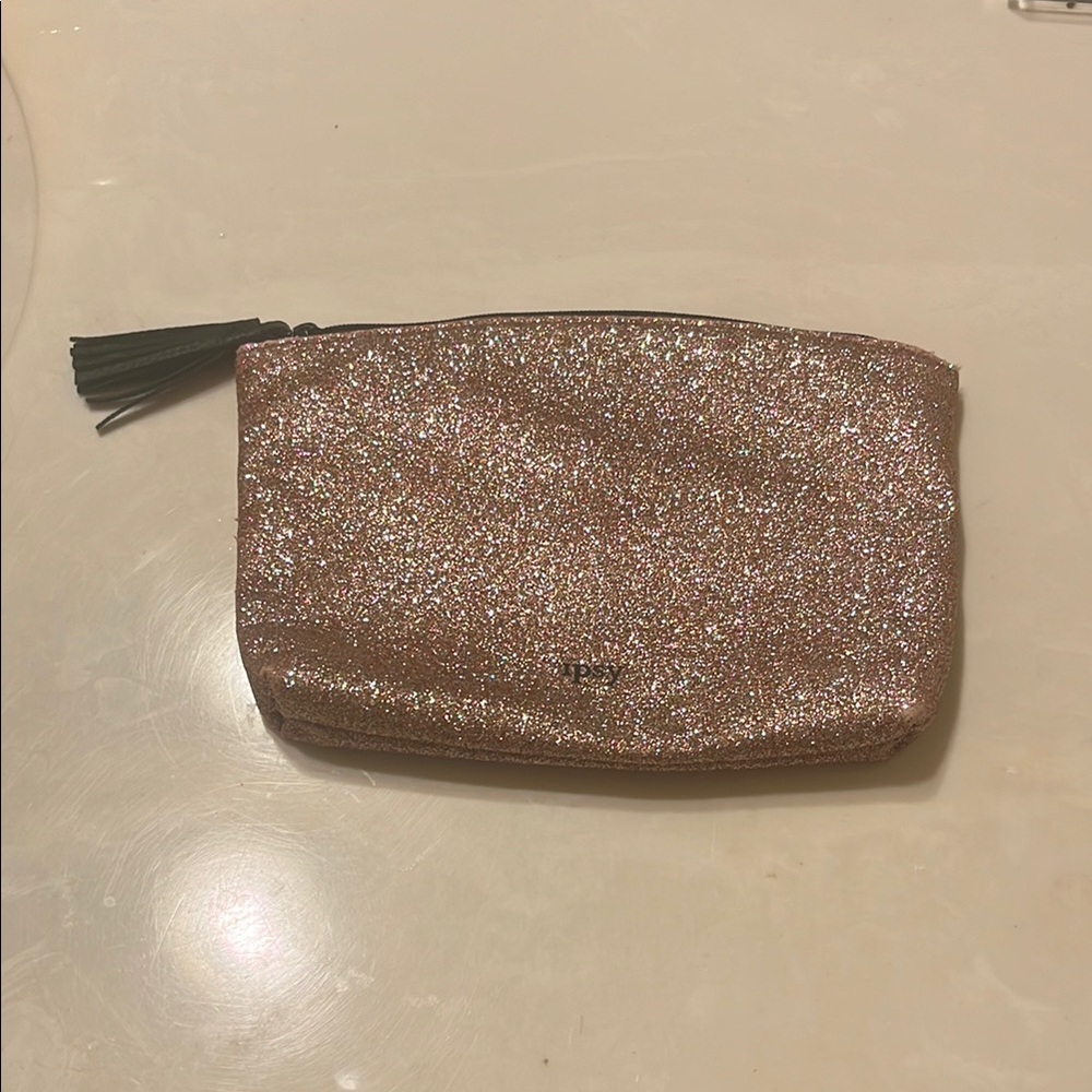 Glittery Pink Pouch